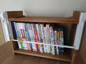 グランプリ受賞した「本棚からの書籍自動落下防止装置」