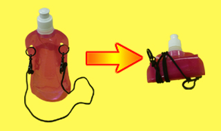 「折り畳み式携帯ボトル
」